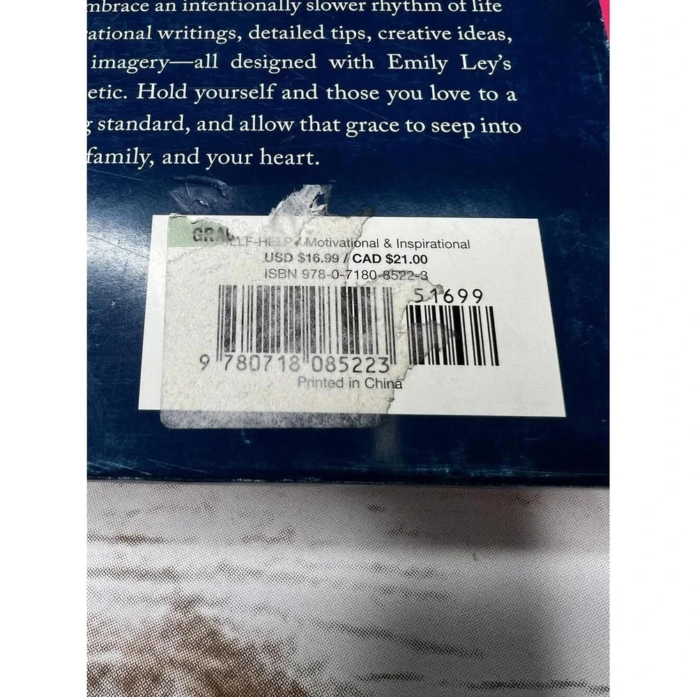 Grace Not Perfection:‎ Embrace Simplicity Celebration Joy Hardcover by Emily Ley